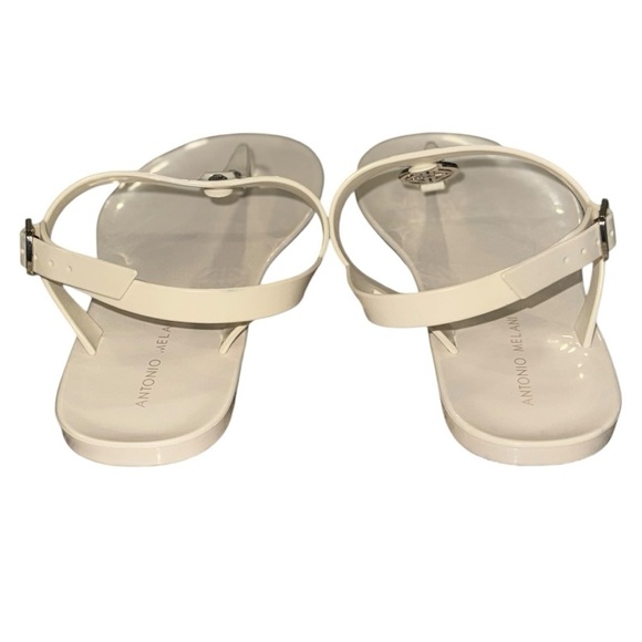 Antonio Melani Thong Jelly Sandals – Size 9 – Ivory Jellycore Chic - Picture 3 of 9